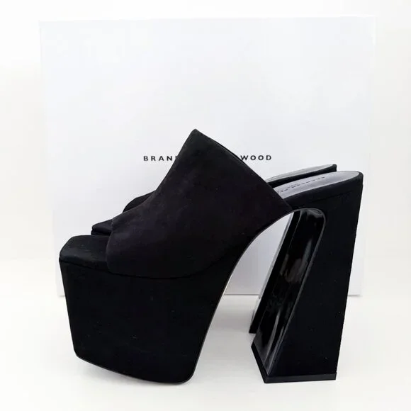 Brandon Blackwood Harlo Mule Platform Sandal - Picture 16 of 16
